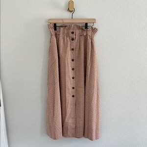 Everlane Gingham Skirt